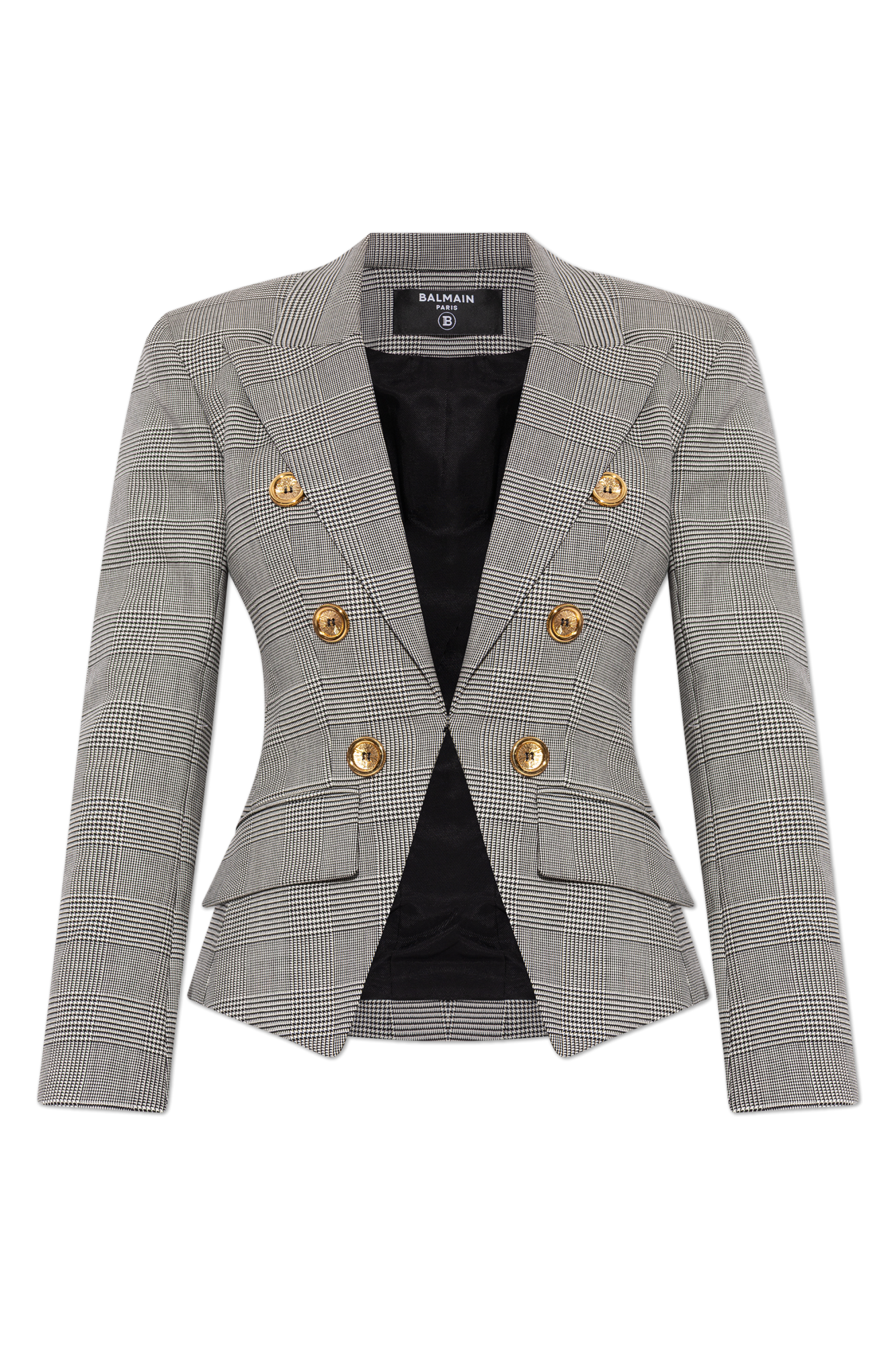 Balmain Plaid pattern blazer | Women's | Vitkac